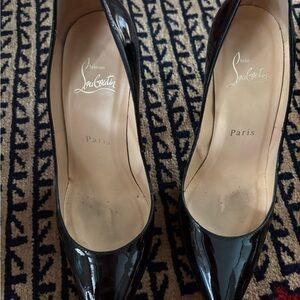 Christian Louboutin Glossy Black Heels